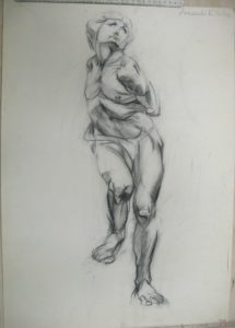 Рисунок скульптуры Микельанджело