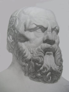 Рисунок головы Сократа