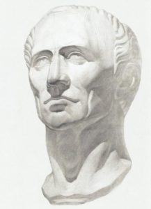 Рисунок головы Цезаря
