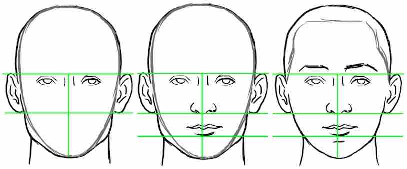 Как нарисовать лицо человека: рисуем карандашом красивые портреты поэтапно